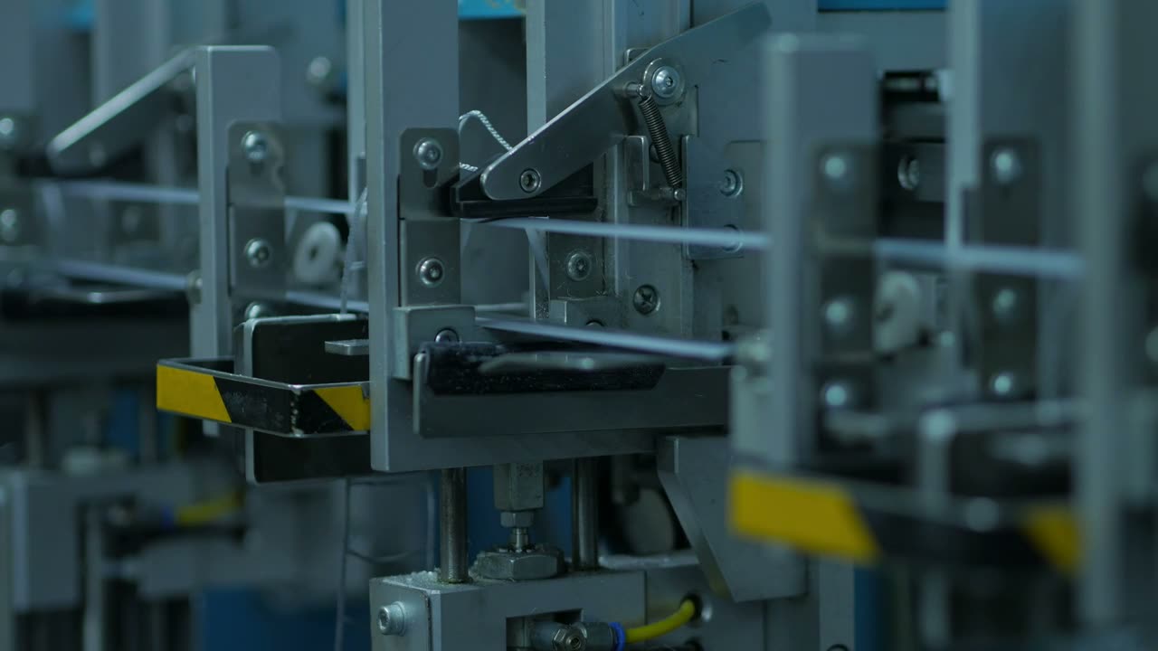 Metal işleme tesisinde üretim hattı
